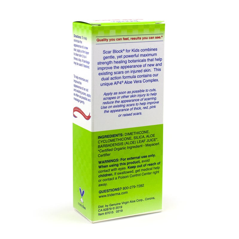 TriDerma Scar Block for Kids â€“ Gentle Scar Gel for Children | Helps Reduce Appearance of New & Old Scars, Cuts & Scrapes | Soothing Formula 1 oz - Image 4
